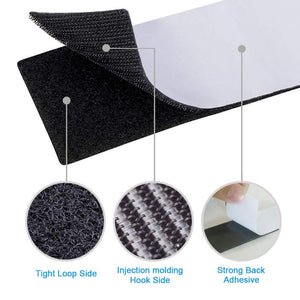 Self Adhesive Hook and Loop Tape (10 pcs)