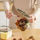 5 Section Transparent Spice Box