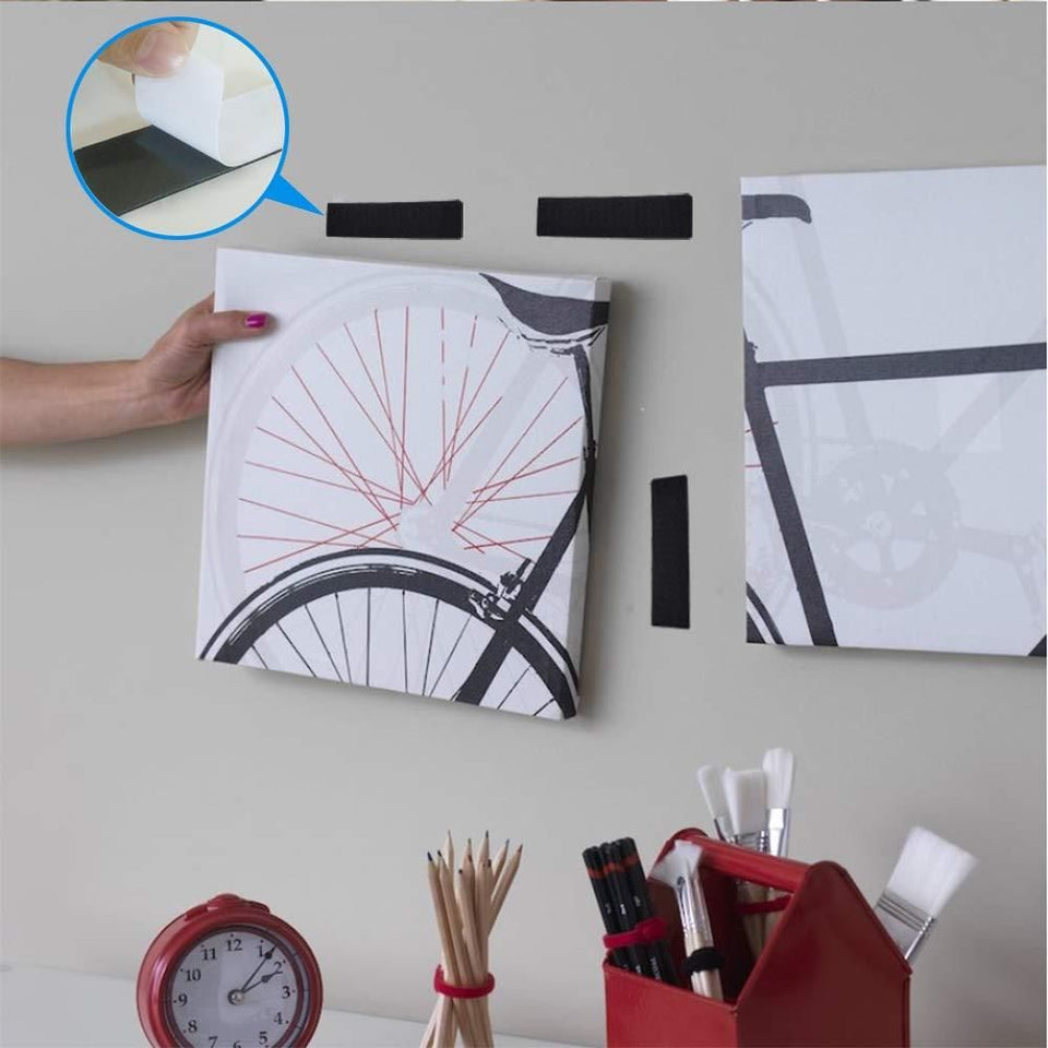 Self Adhesive Hook and Loop Tape (10 pcs)